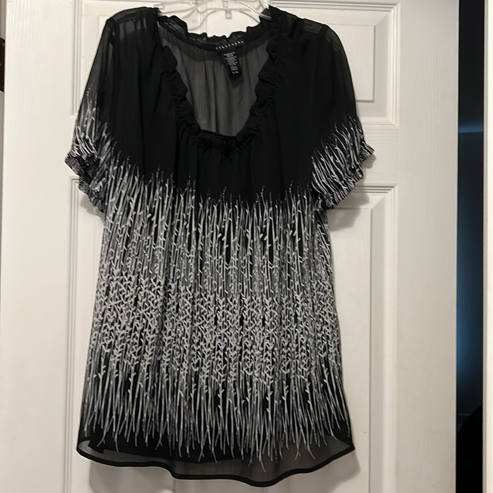 Apostrophe black/cream sz XL